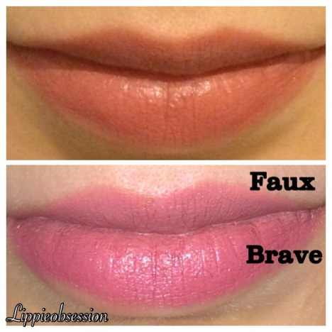 A Comparison Mac Faux And Mac Brave Lipsticks Do You Really Need Both Lippie Obsession